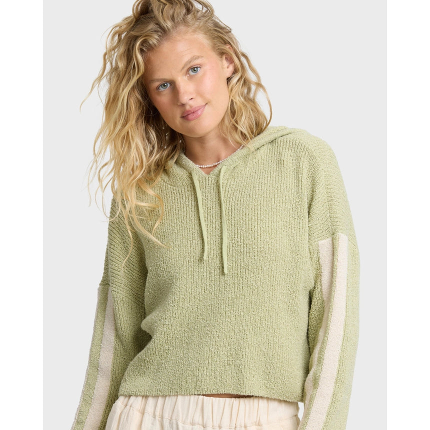 Billabong Billabong Women's Dawn Pullover Hoodie - Smoke Green Smoke Green XS Womens Pull Over Hoodies