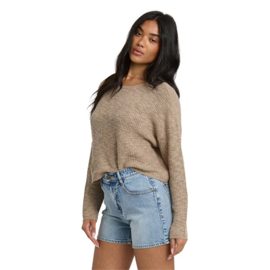 Billabong Billabong Women's Daze Time Sweater Oatmeal S Womens Sweaters