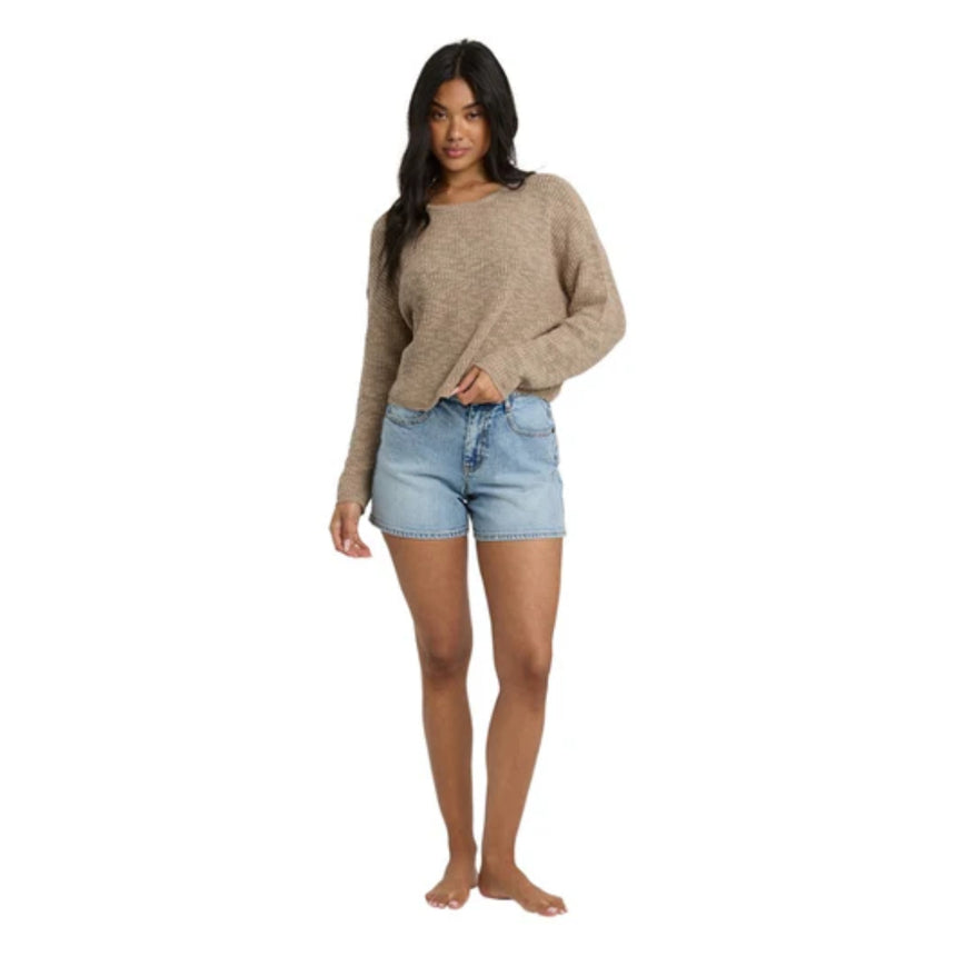 Billabong Billabong Women's Daze Time Sweater Oatmeal S Womens Sweaters