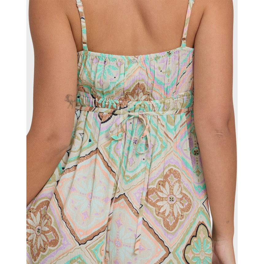 Billabong Billabong Women's Dreaming Of Sun Mini Dress - Cactus Cactus XS Womens Short Dresses