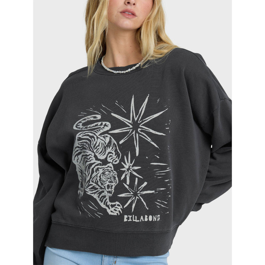 Billabong Billabong Women's Echo Crew Fleece Winter White XS Womens Pull Over Hoodies