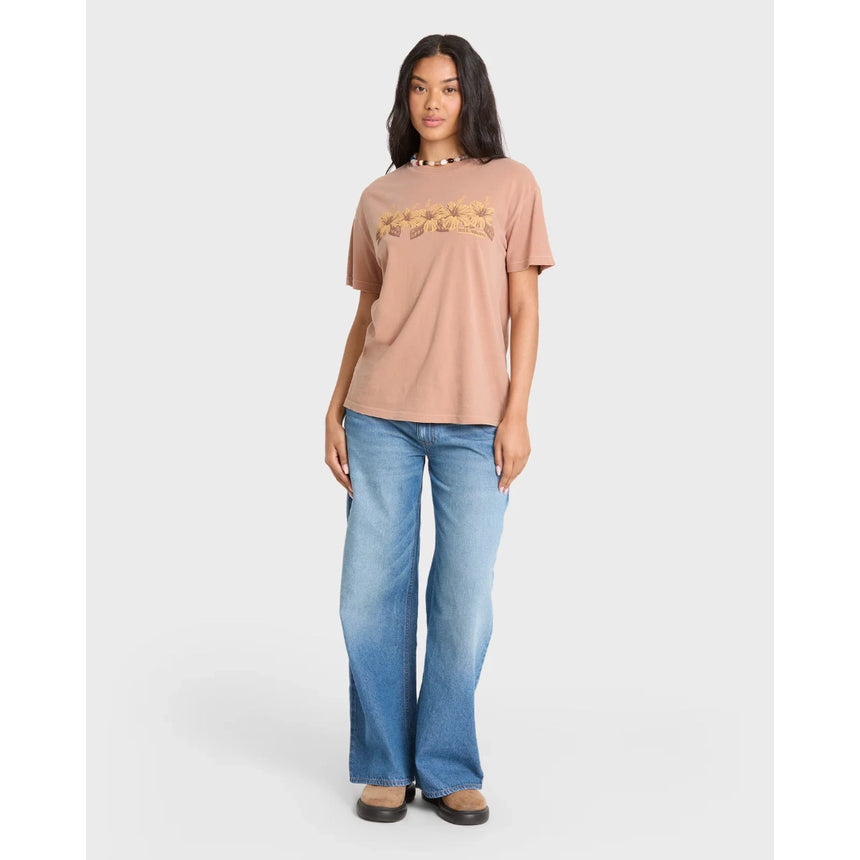 Billabong Billabong Women's Hello Sundown Short Sleeve Tee - Sugar Almond Sugar Almond XS Womens T-Shirts