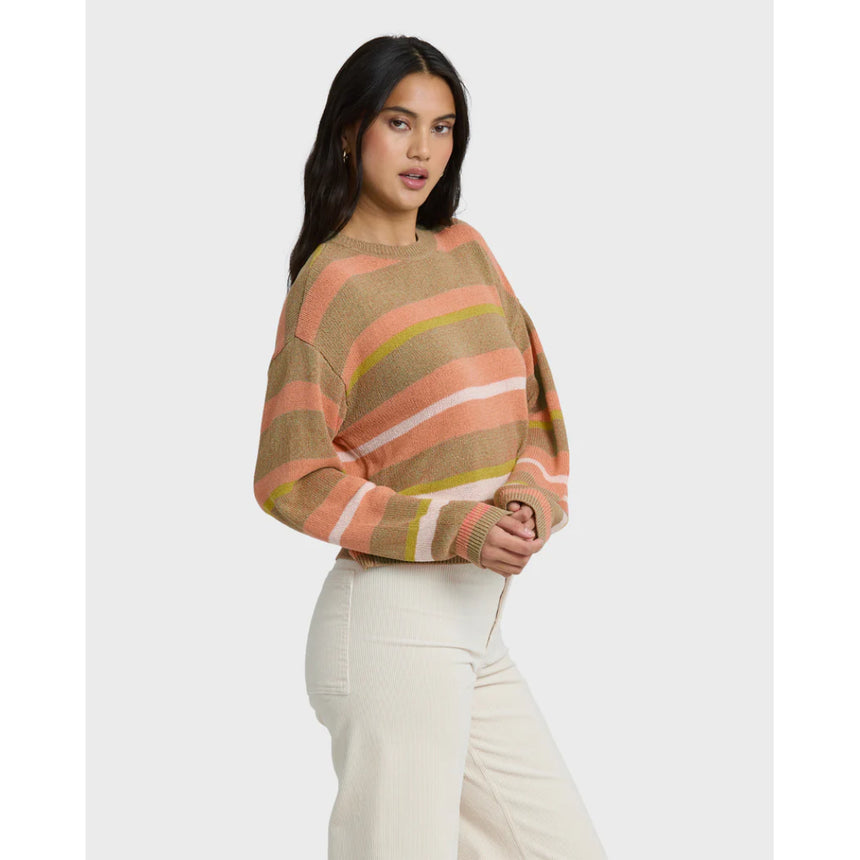 Billabong Billabong Women's Make It Waves Sweater Stone S Womens Sweaters