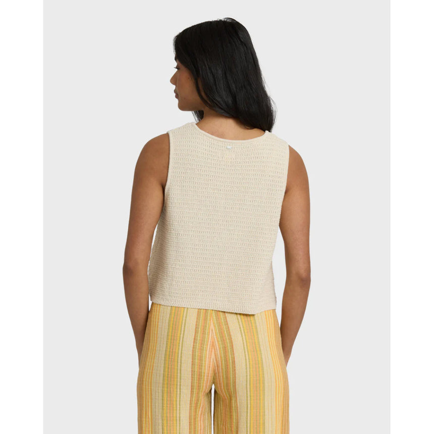 Billabong Billabong Women's Need Now Sweater Tank White Cap XS Womens Sweaters