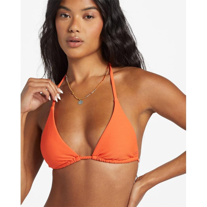 Billabong Billabong Women's Tanlines Multi Tri Top Coral Craze S Womens Bikini Tops