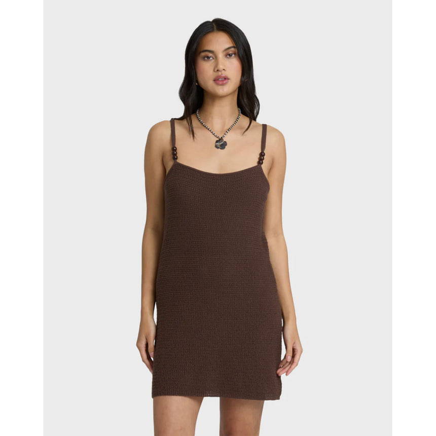 Billabong Billabong Women's You Stunner Knit Mini Dress Teak S Womens Dresses