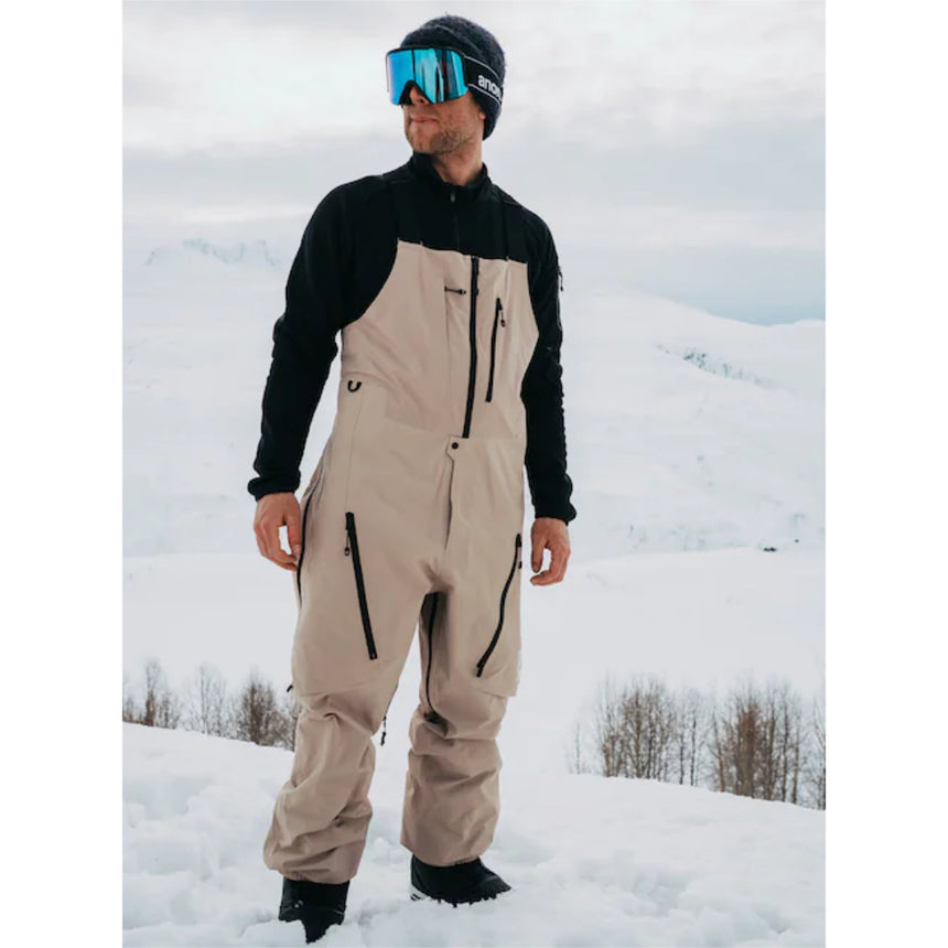 Burton Burton Men's AK Acamar Gore-Tex Pro 3L Bib Snowpants-Summit Taupe Summit Taupe L Mens Gore-Tex Snowboard Pants