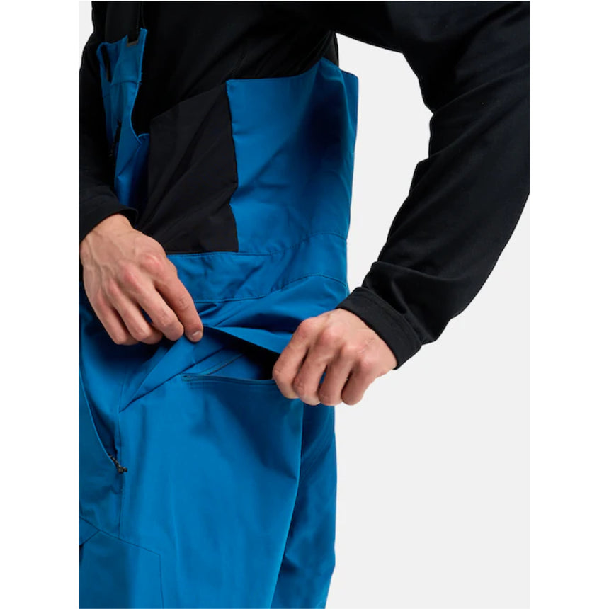 Burton Men's AK Cyclic Gore -Tex Bib Snowpants-Blue Teal