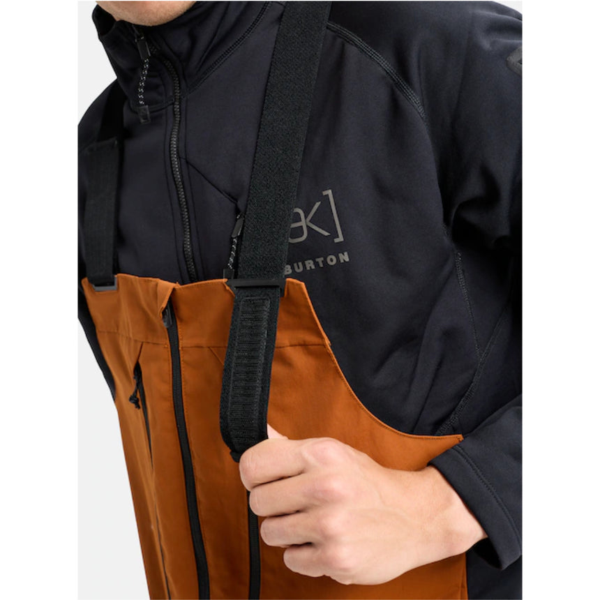 Burton Men's AK Cyclic Gore -Tex Bib Snowpants - Chestnut Brown