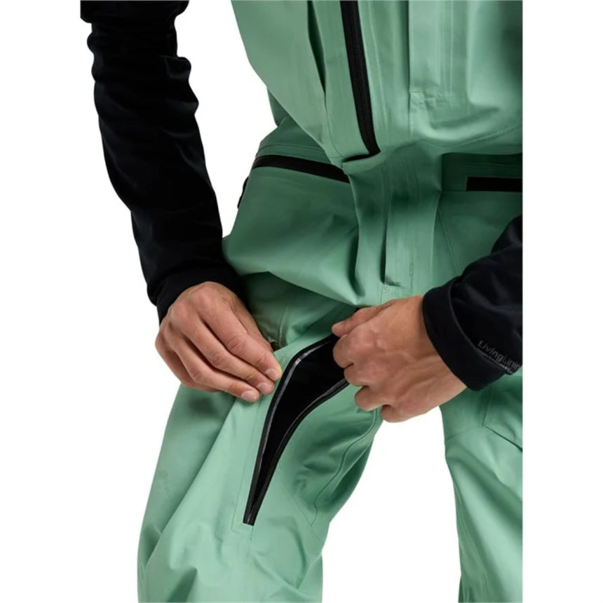Burton Men's AK Gore Tex Freebird Bib Snowpants -Soft Sage