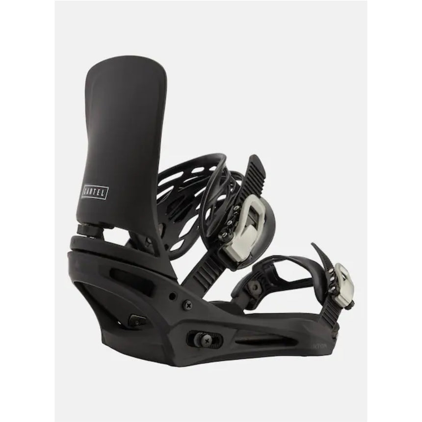 Burton Burton Men's Cartel Re:Flex Snowboard Bindings - Black Black M Mens Snowboard Bindings