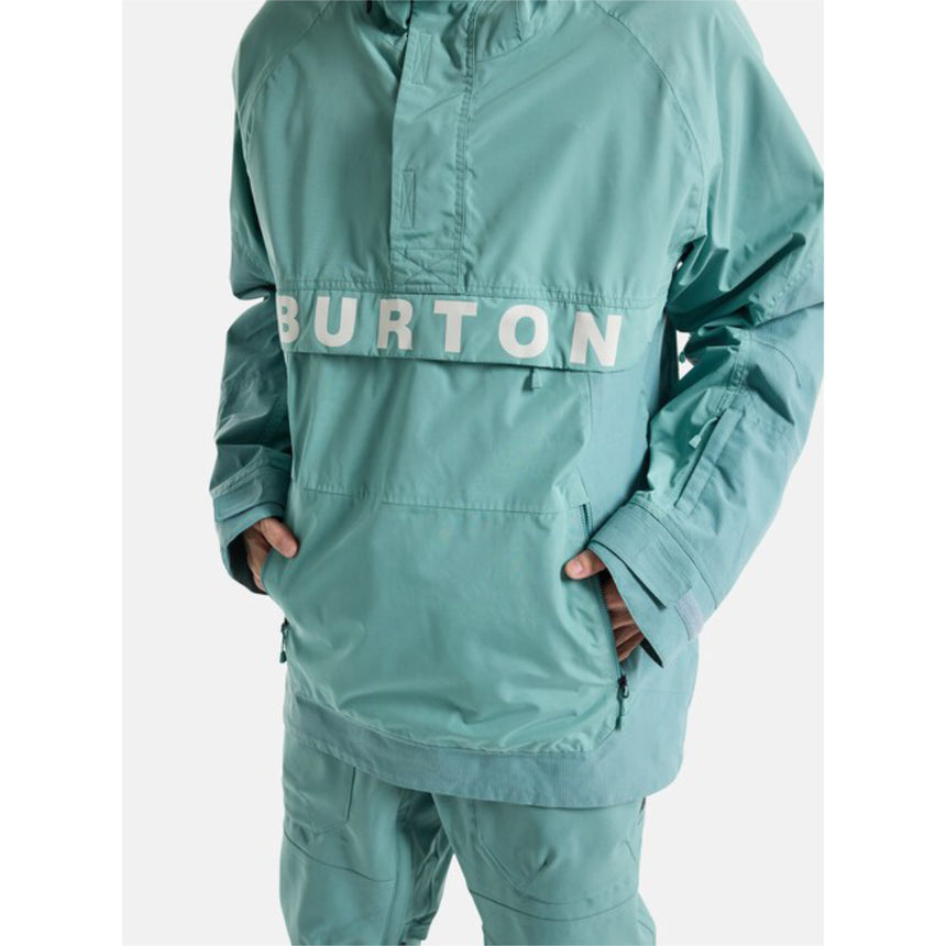 Burton Men's Frostner 2L Anorak Jacket - Rock Lichen