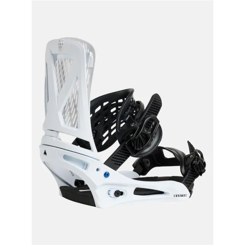 Burton Burton Men's Genesis Snowboard Bindings - White White M Mens Snowboard Bindings