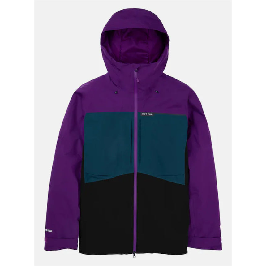 Burton Men's Pillowline GORE‑TEX 2L Jacket - Imperial Purple/Deep Emerald/True Black