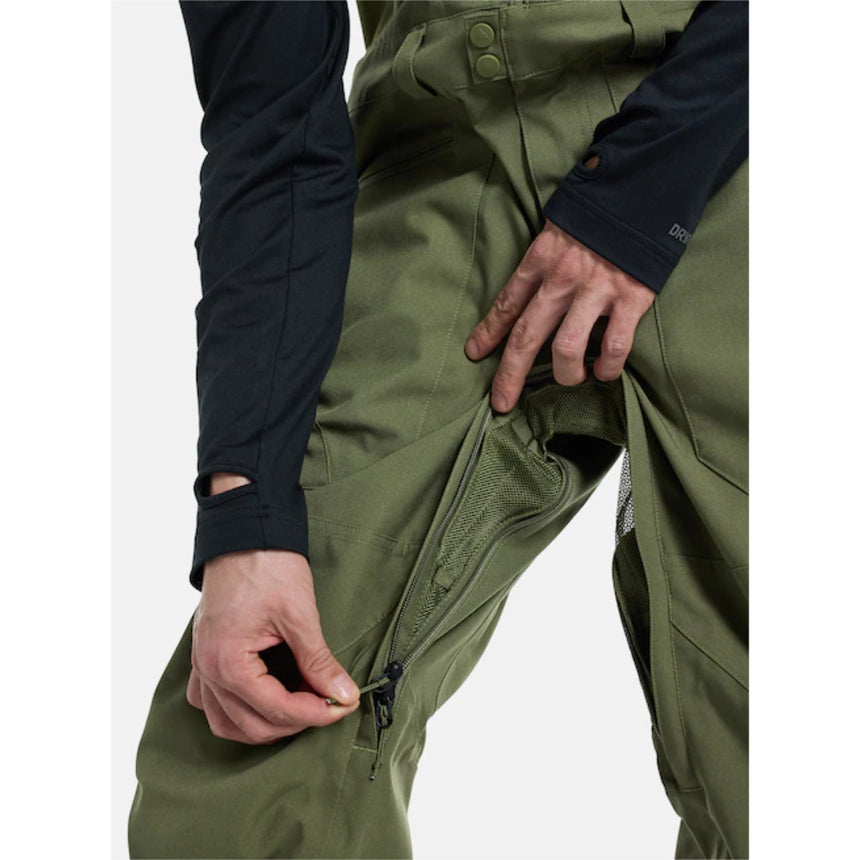 Burton Men's Reserve 2L Bib Pants - Petrol Green