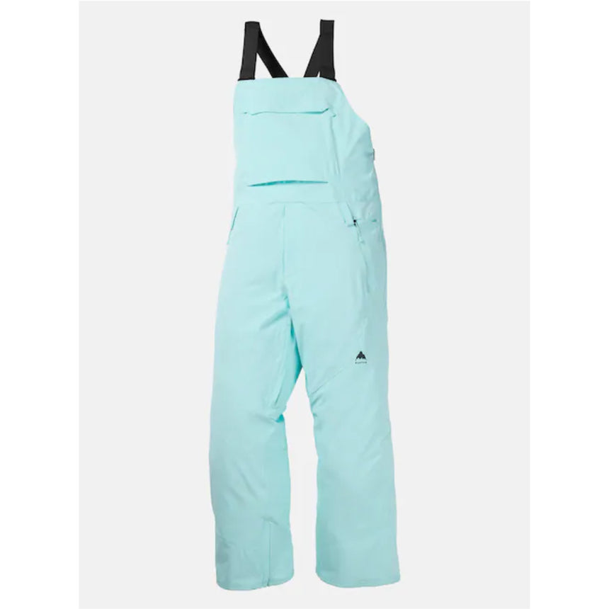 Burton Men's Reserve 2L Stretch Bib Snowpants-Light Teal