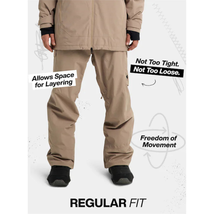 Burton Men's Reserve Gore-Tex 2L Bib Snowpants-True Black