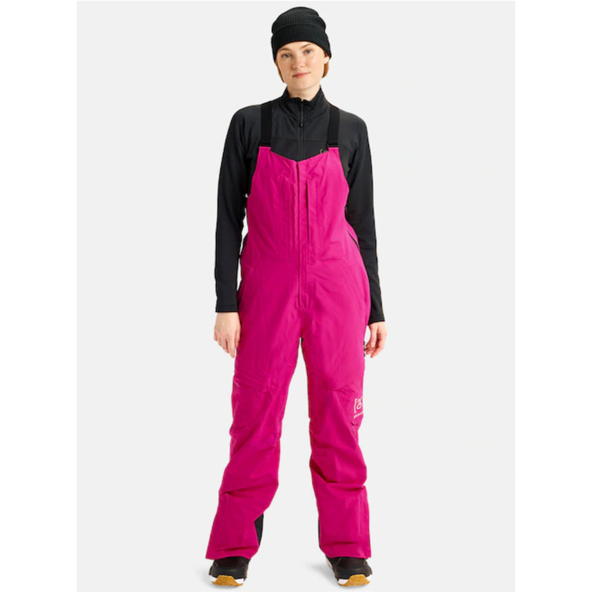 Burton Women's AK Kimmy Gore Tex 2L Bib Snowpants-Very Berry