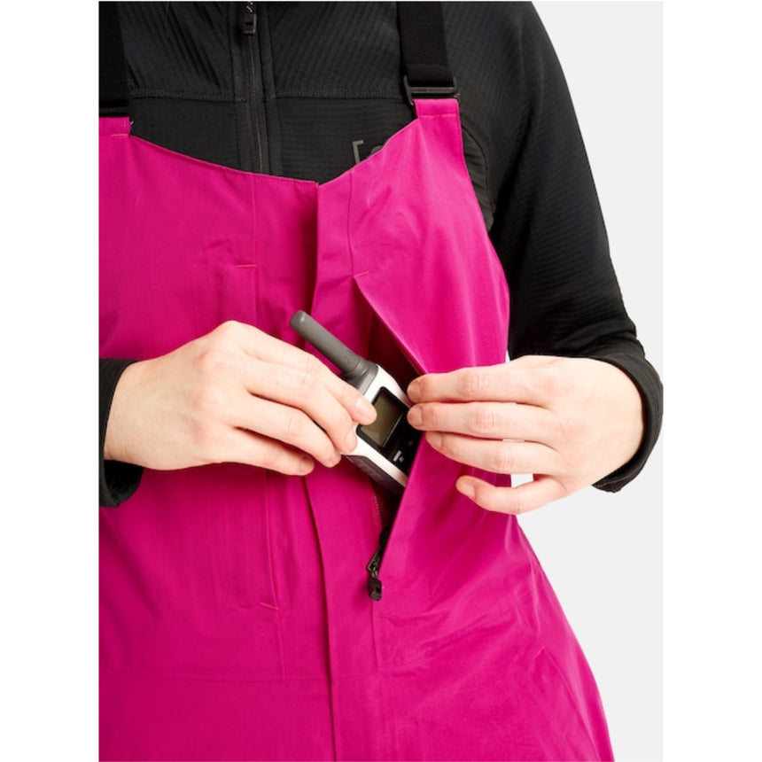 Burton Women's AK Kimmy Gore Tex 2L Bib Snowpants-Very Berry