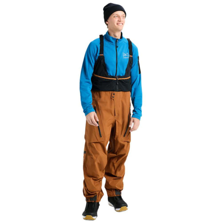 Burton Burton Men's AK Acamar Gore-Tex Pro 3L Bib Snowpants-Chestnut Brown Chestnut Brown L Mens Gore-Tex Snowboard Pants