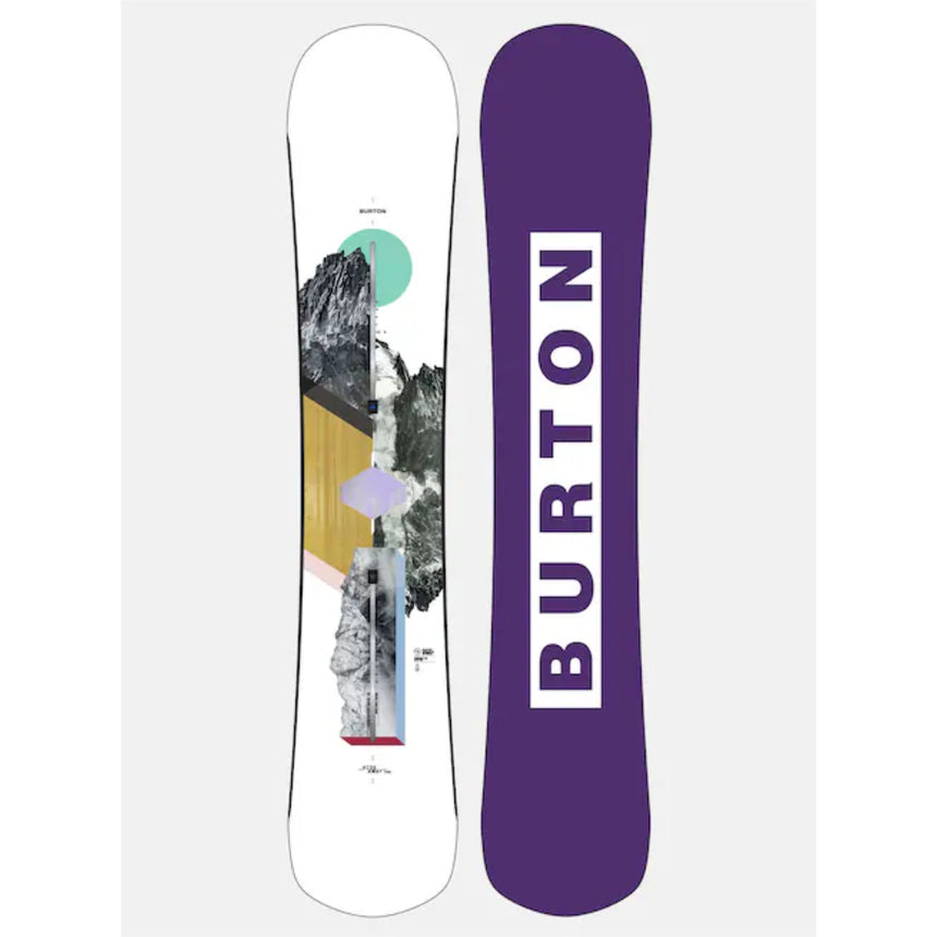 Burton Burton Women's Hideaway Snowboard Multi 144 Womens Snowboards