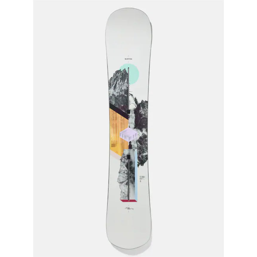 Burton Burton Women's Hideaway Snowboard Multi 144 Womens Snowboards