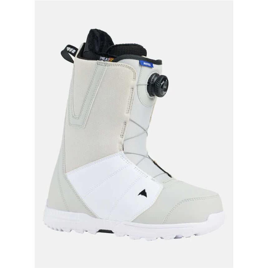Burton Men's Moto Boa Snowboard Boots - Gray Cloud