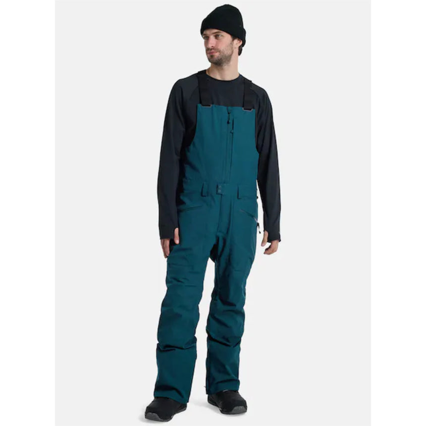 Burton Burton Men's Reserve 2L Bib Snowpants-Deep Emerald Deep Emerald M Mens Snowboard Pants