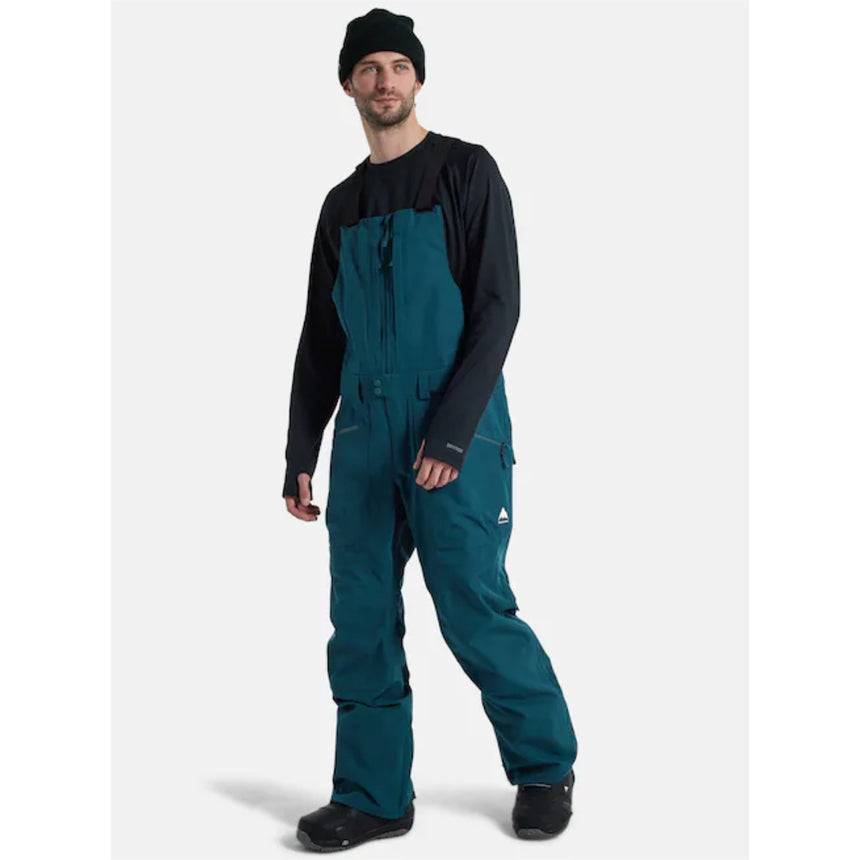 Burton Burton Men's Reserve 2L Bib Snowpants-Deep Emerald Deep Emerald M Mens Snowboard Pants