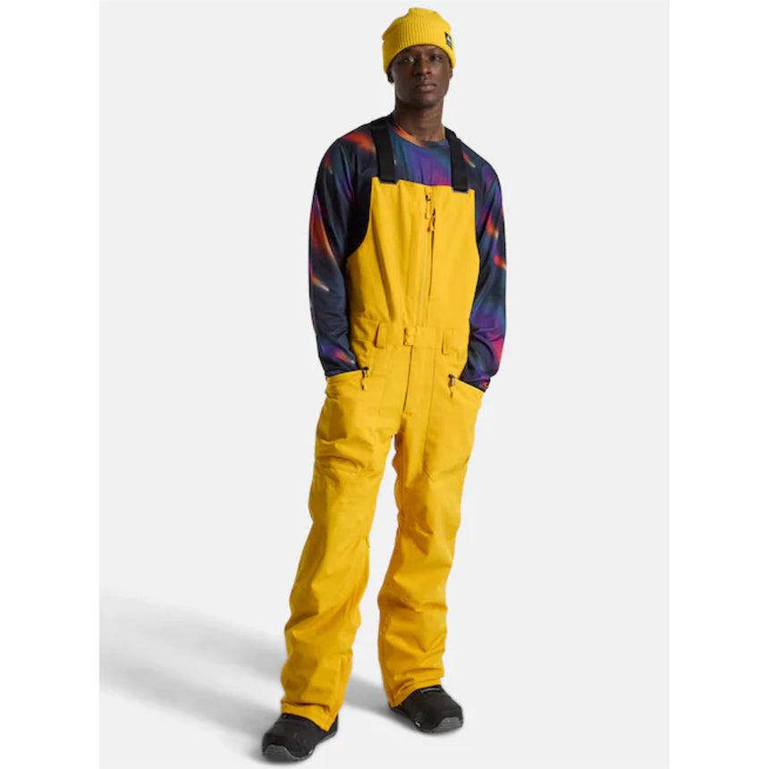 Burton Burton Men's Reserve 2L Bib Snowpants-Golden Rod Golden Rod XL Mens Snowboard Pants