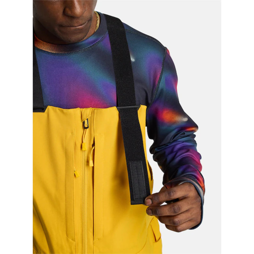 Burton Burton Men's Reserve 2L Bib Snowpants-Golden Rod Golden Rod XL Mens Snowboard Pants