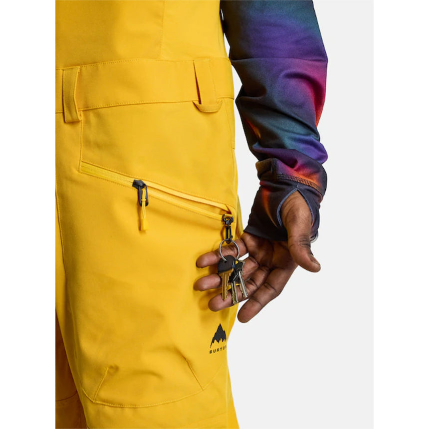Burton Burton Men's Reserve 2L Bib Snowpants-Golden Rod Golden Rod XL Mens Snowboard Pants