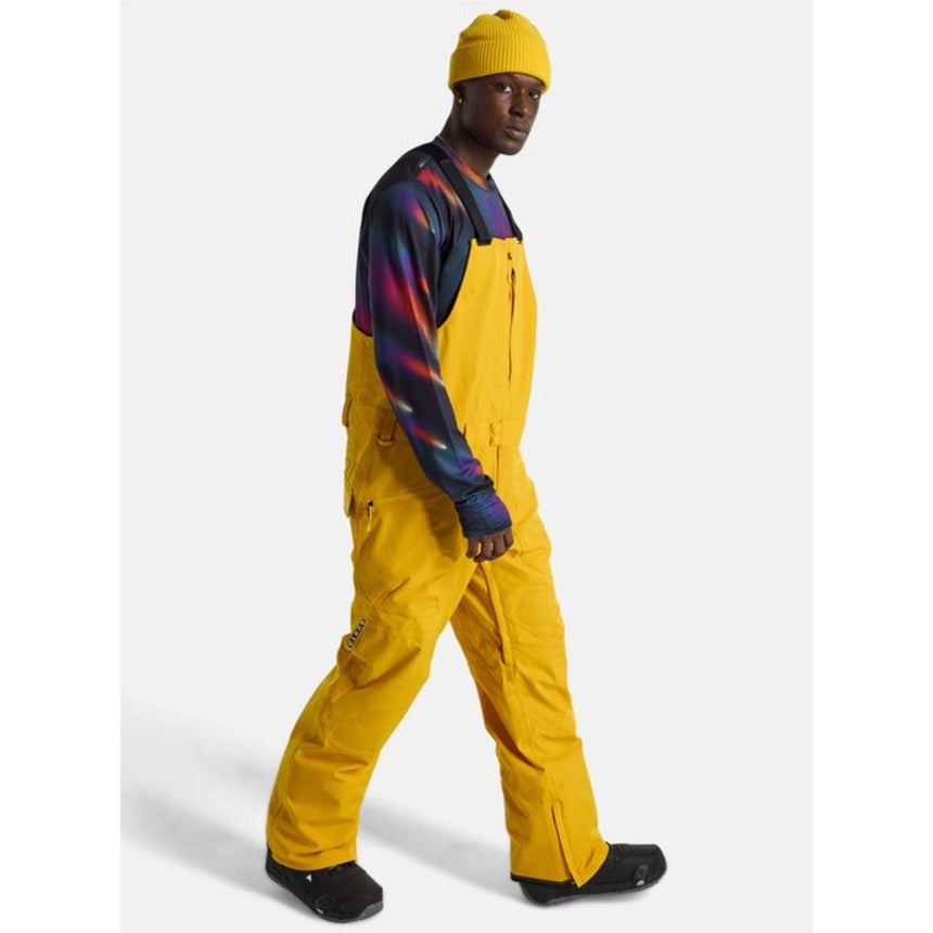 Burton Burton Men's Reserve 2L Bib Snowpants-Golden Rod Golden Rod XL Mens Snowboard Pants