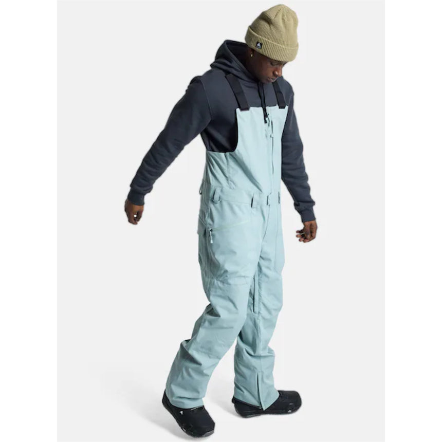 Burton Burton Men's Reserve 2L Bib Snowpants-Petrol Green Petrol Green L Mens Snowboard Pants