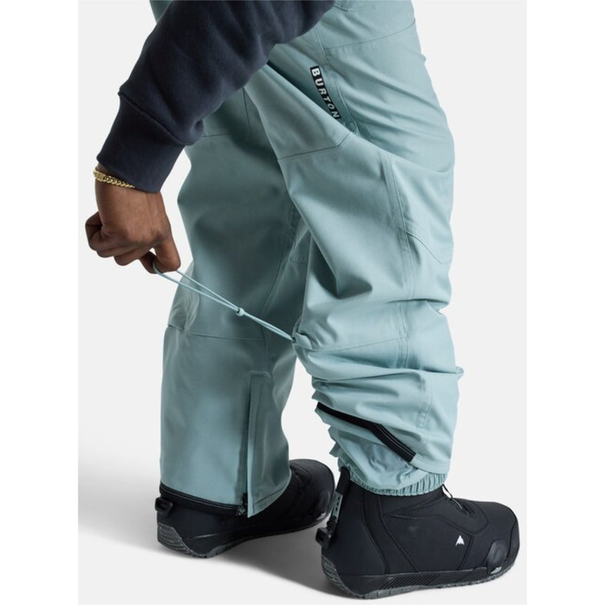 Burton Burton Men's Reserve 2L Bib Snowpants-Petrol Green Petrol Green L Mens Snowboard Pants