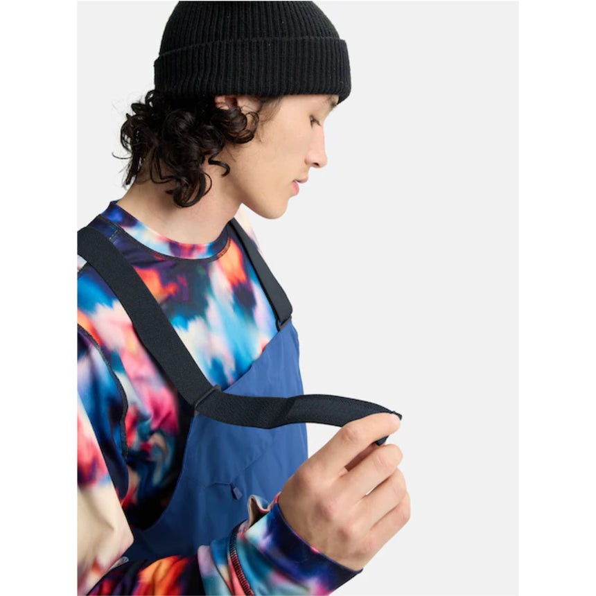 Burton Men's Reserve 2L Stretch Bib Snowpants-Nightfall