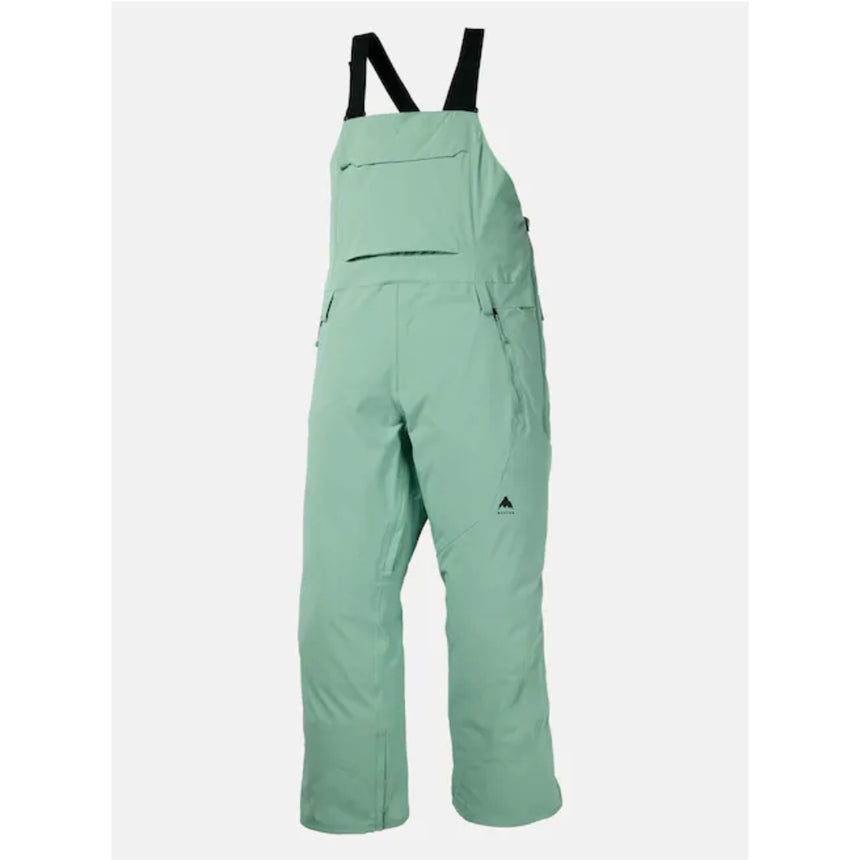 Burton Men's Reserve 2L Stretch Bib Snowpants-Soft Sage