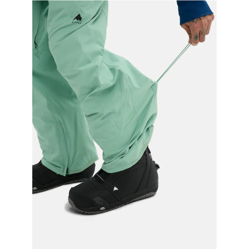 Burton Men's Reserve 2L Stretch Bib Snowpants-Soft Sage