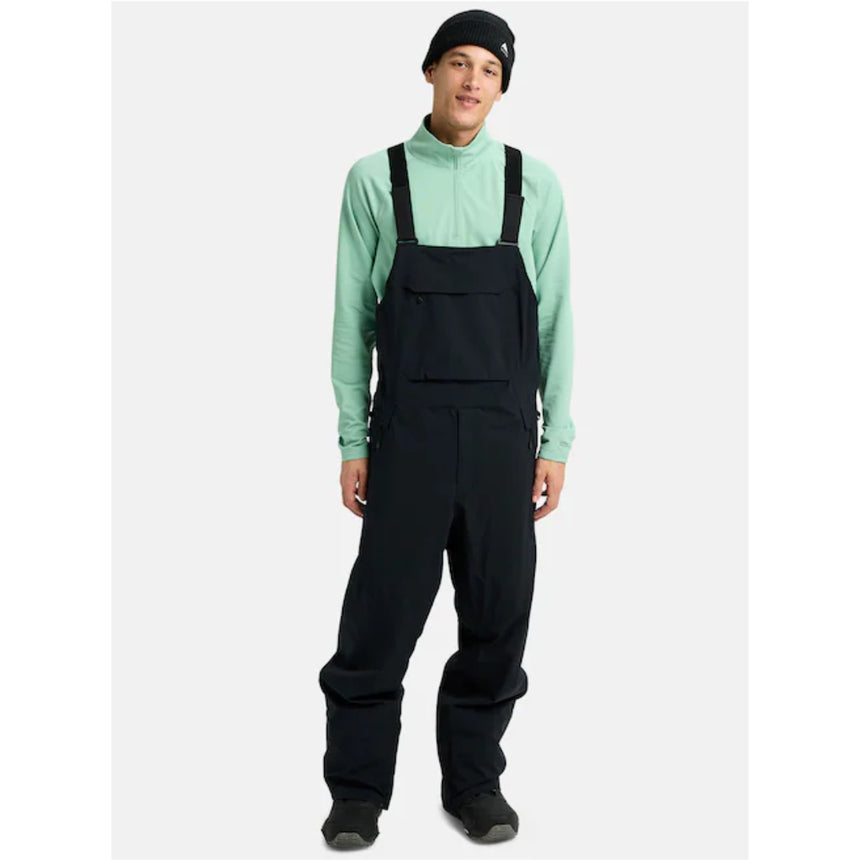 Burton Men's Reserve 2L Stretch Bib Snowpants-True Black