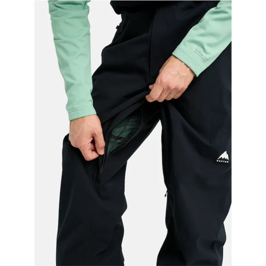Burton Men's Reserve 2L Stretch Bib Snowpants-True Black