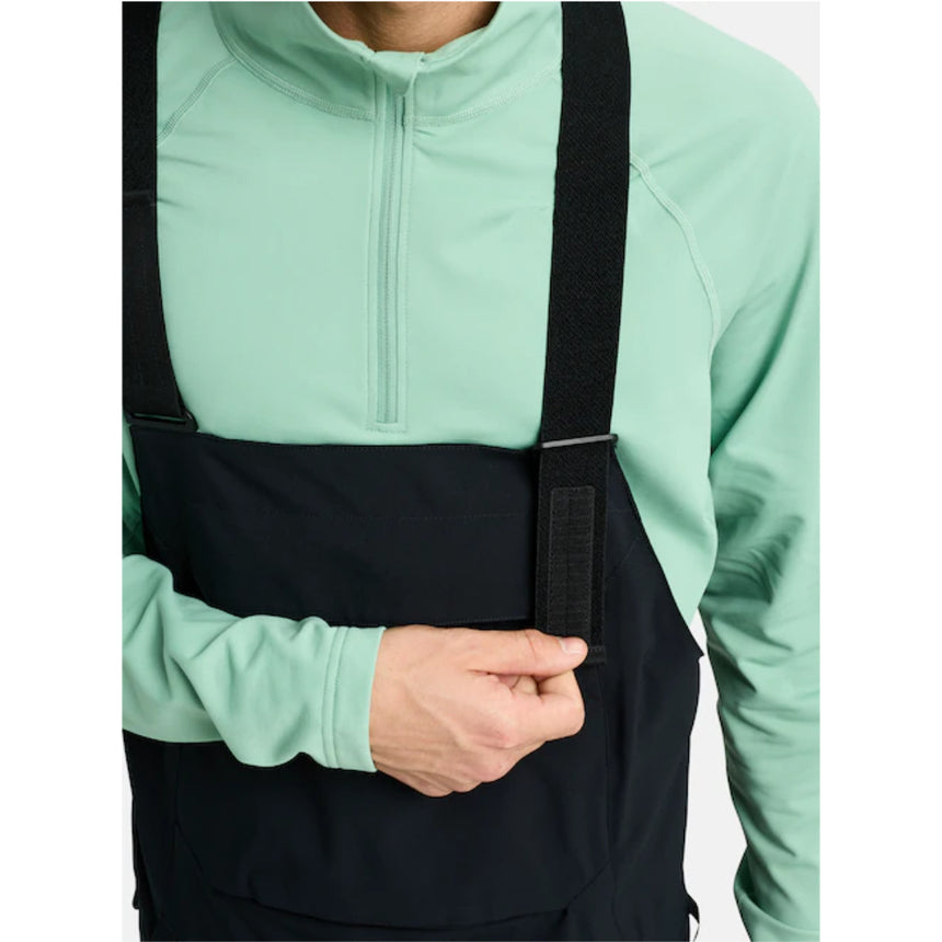 Burton Men's Reserve 2L Stretch Bib Snowpants-True Black