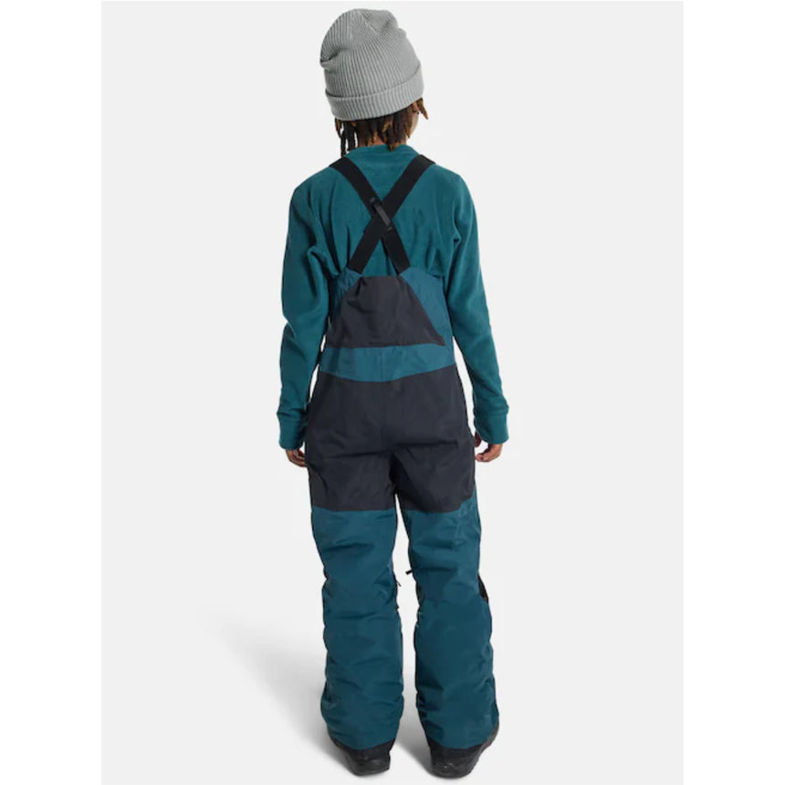 Burton Youth Skylar 2L Bib Snowpants-Deep Emerald