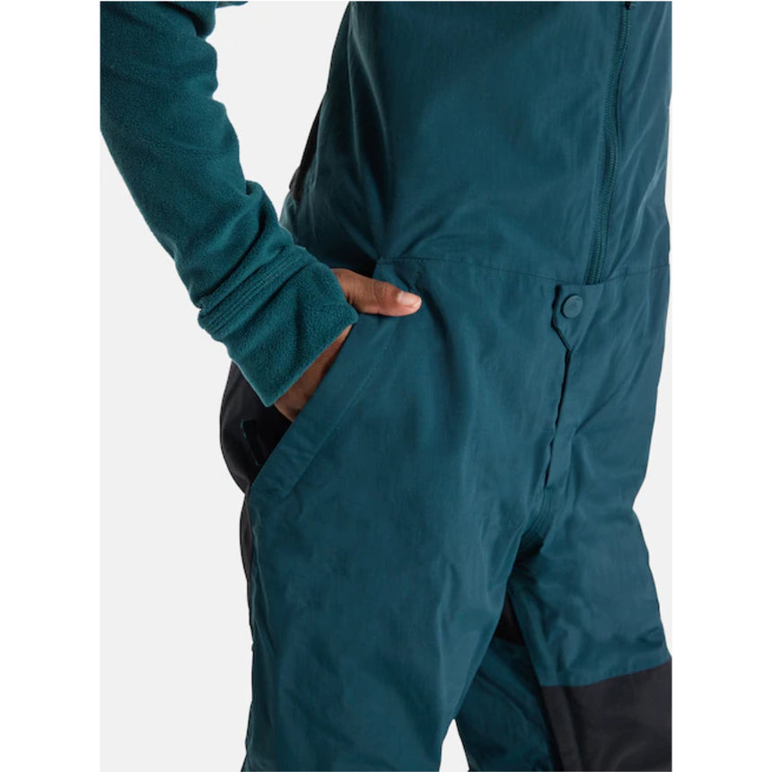 Burton Youth Skylar 2L Bib Snowpants-Deep Emerald