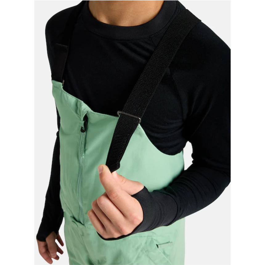 Burton Youth Skylar 2L Bib Snowpants-Soft Sage