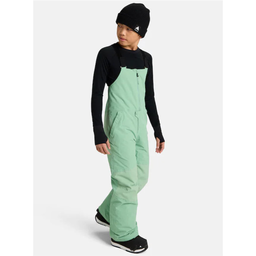 Burton Youth Skylar 2L Bib Snowpants-Soft Sage