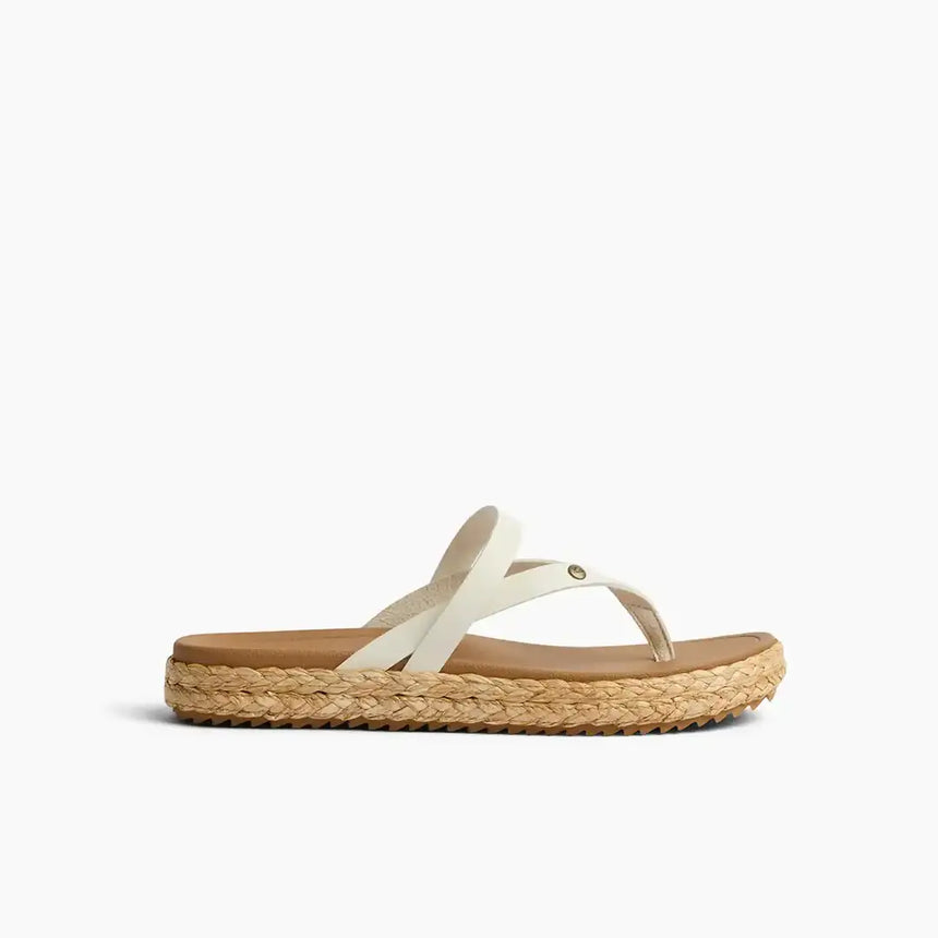 Reef Reef Women VISTA CARMEN - Whisper White Whisper White 5 Womens Sandals Flip Flop 5 to 11