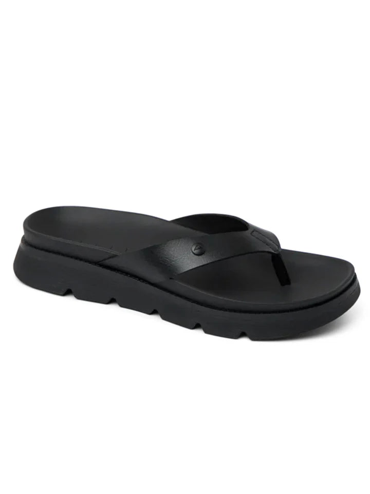 Reef Reef Women Vista Luxe Vivianahh Sandal - Black/Black Black/Black 7 Womens Sandals Flip Flop 5 to 11