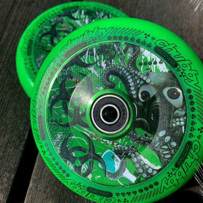 Chubby Lab Neon Green 110mm - Single Wheel