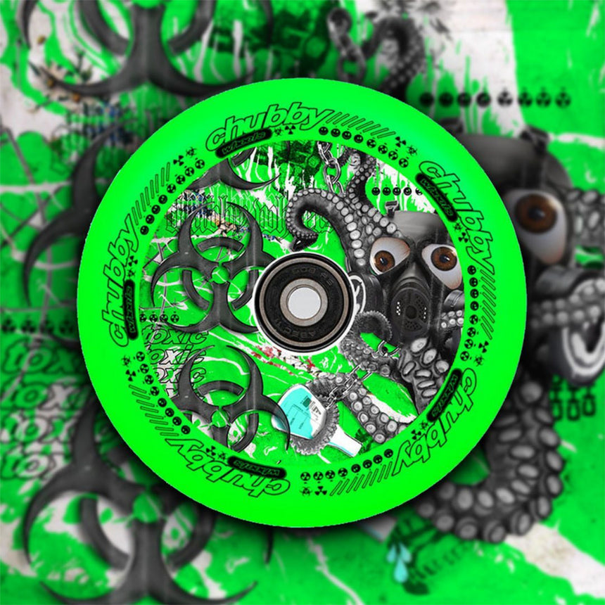Chubby Lab Neon Green 110mm - Single Wheel