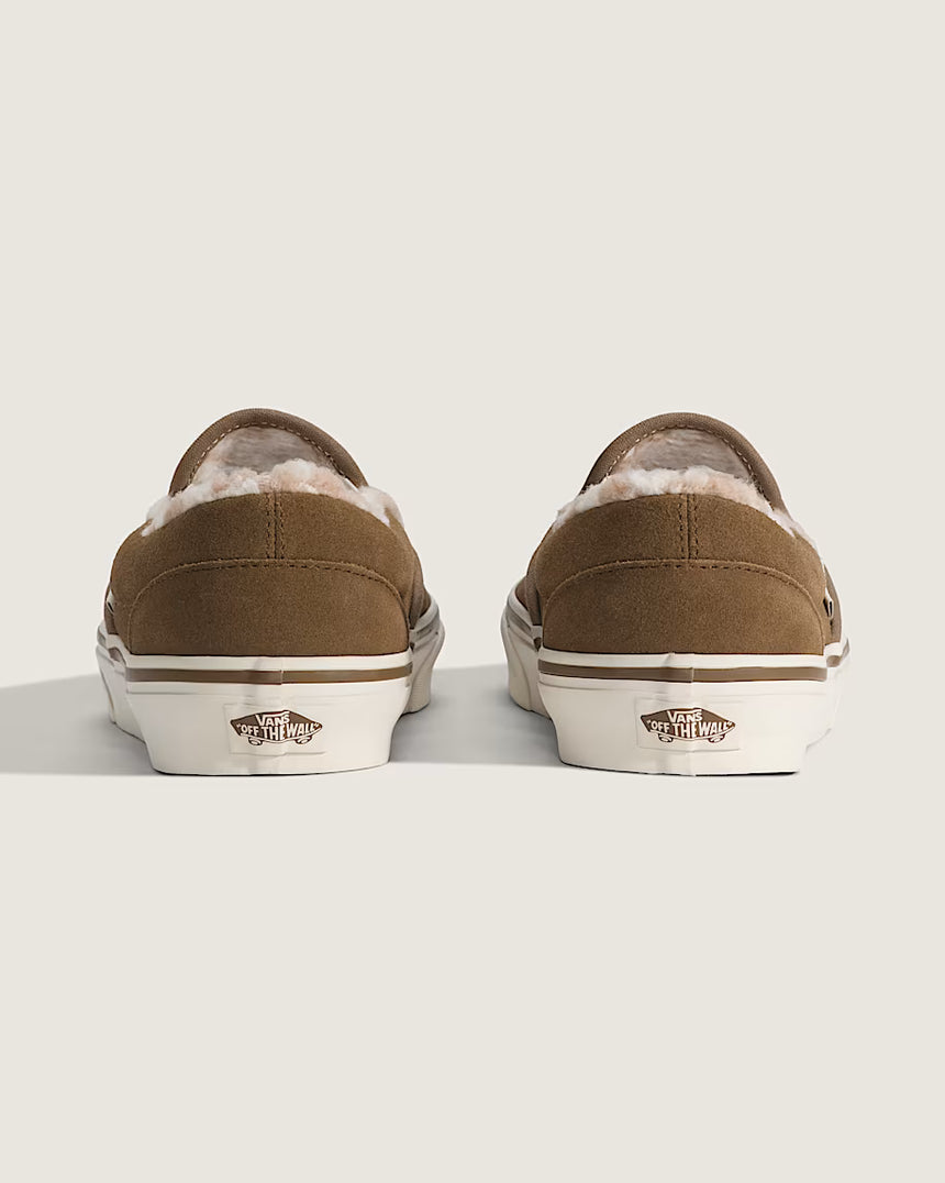 Vans Vans Unisex Classic Slip On - Cozy Hug Sepia Cozy Hug Sepia Mens 4.5/ Womens 6 Unisex Slip On Shoes 6 to 18